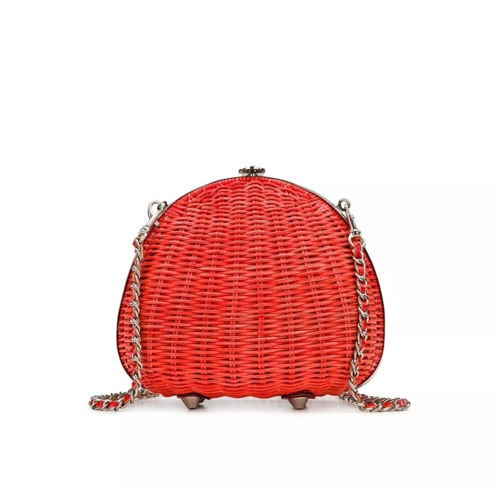 Patricia Nash Papaya Melfi Oval Clam Bag Women's Handbags - Picture 4 of 8